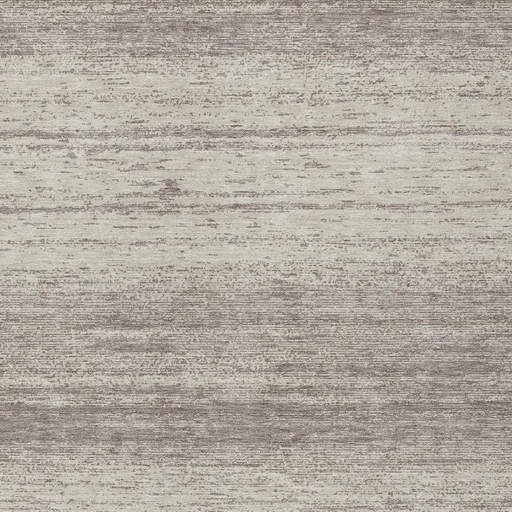 5' X 8' Taupe And Beige Striped Washable Indoor Outdoor Area Rug