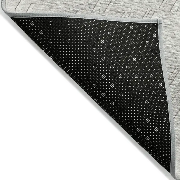 9' X 12' Ivory And Beige Geometric Washable Indoor Outdoor Area Rug