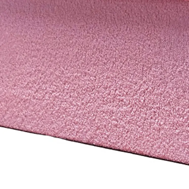 30" Pink Boucle Storage Ottoman