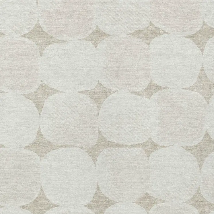 10' X 14' Beige And Brown Abstract Washable Indoor Outdoor Area Rug