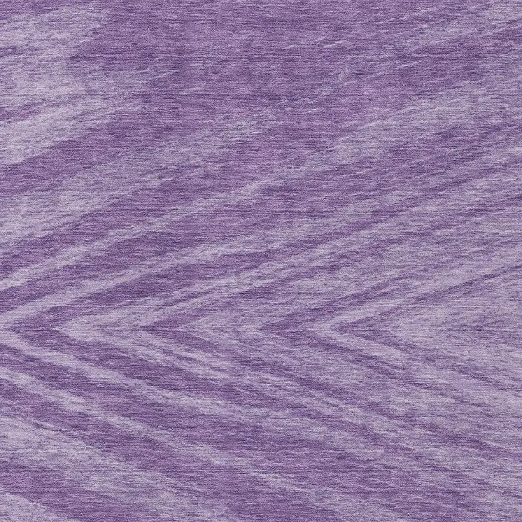 5' X 8' Purple And Ivory Abstract Washable Indoor Outdoor Area Rug