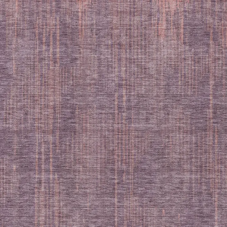 9' X 12' Mauve And Dark Purple Striped Washable Indoor Outdoor Area Rug