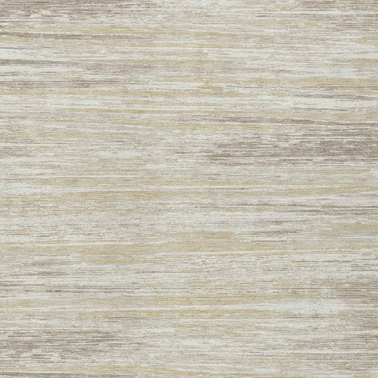 5' X 8' Beige Brown And Ivory Striped Washable Indoor Outdoor Area Rug