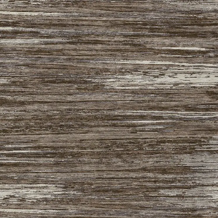 10' X 14' Brown And Ivory Striped Washable Indoor Outdoor Area Rug