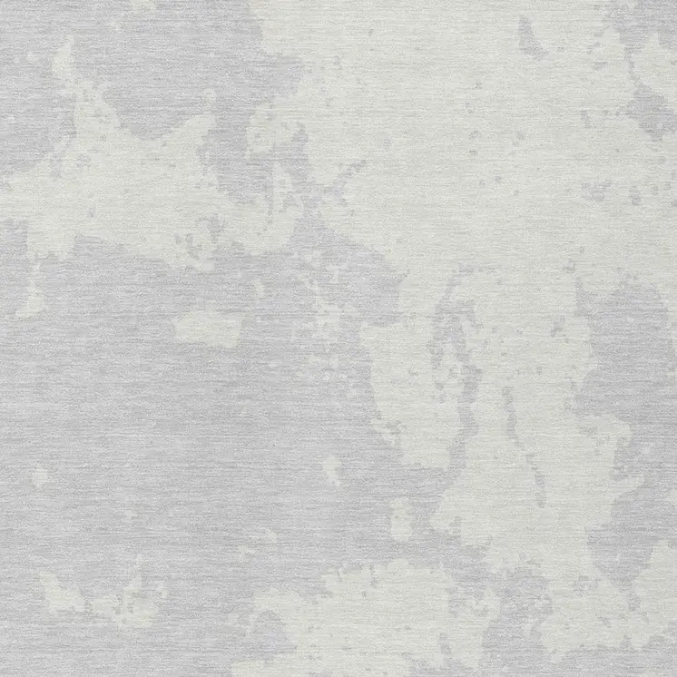 3' X 5' Silver And Gray Abstract Washable Indoor Outdoor Area Rug