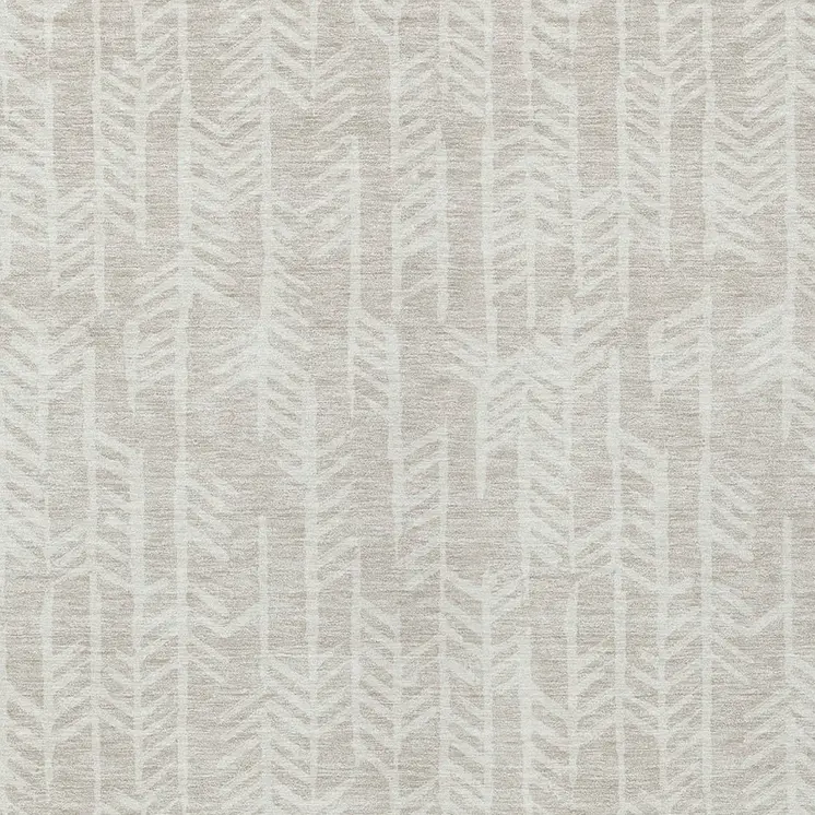5' X 8' Beige And Ivory Tribal Washable Indoor Outdoor Area Rug