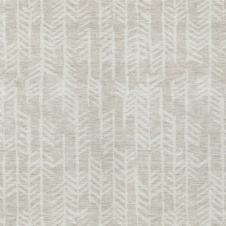 8' X 10' Beige And Ivory Tribal Washable Indoor Outdoor Area Rug