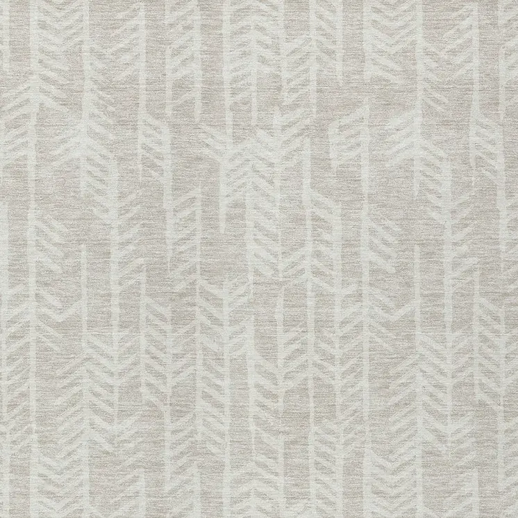 9' X 12' Beige And Ivory Tribal Washable Indoor Outdoor Area Rug
