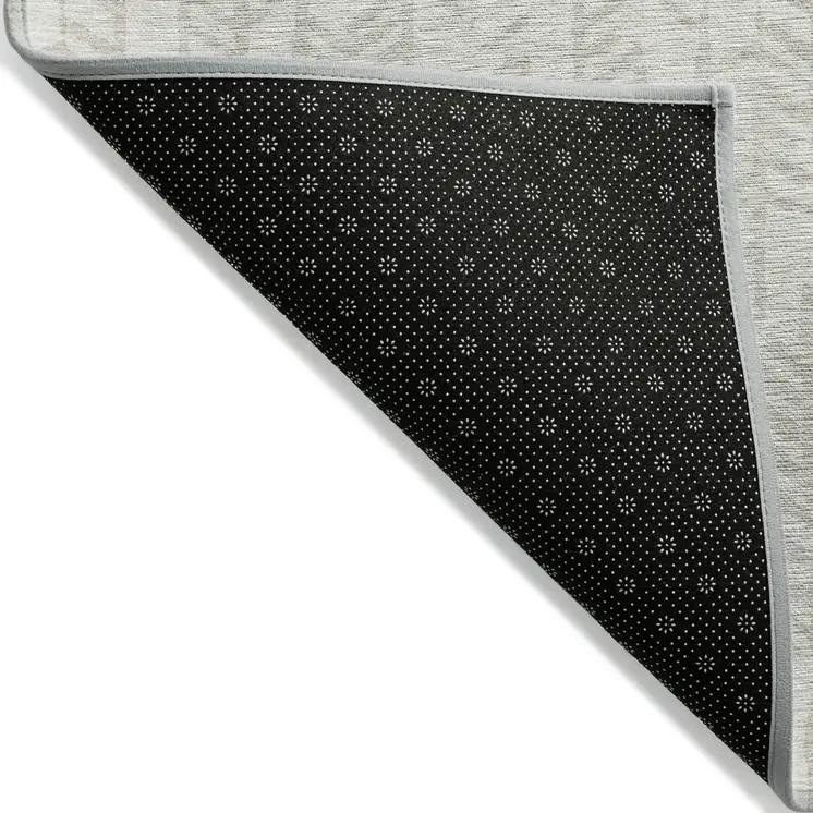 8' X 10' Ivory And Beige Tribal Washable Indoor Outdoor Area Rug