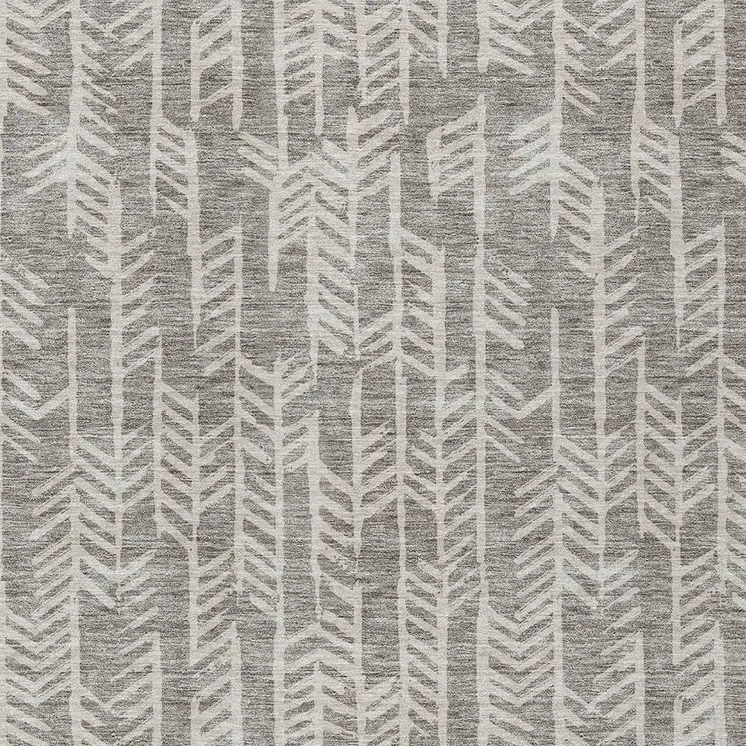 10' X 14' Taupe And Beige Tribal Washable Indoor Outdoor Area Rug