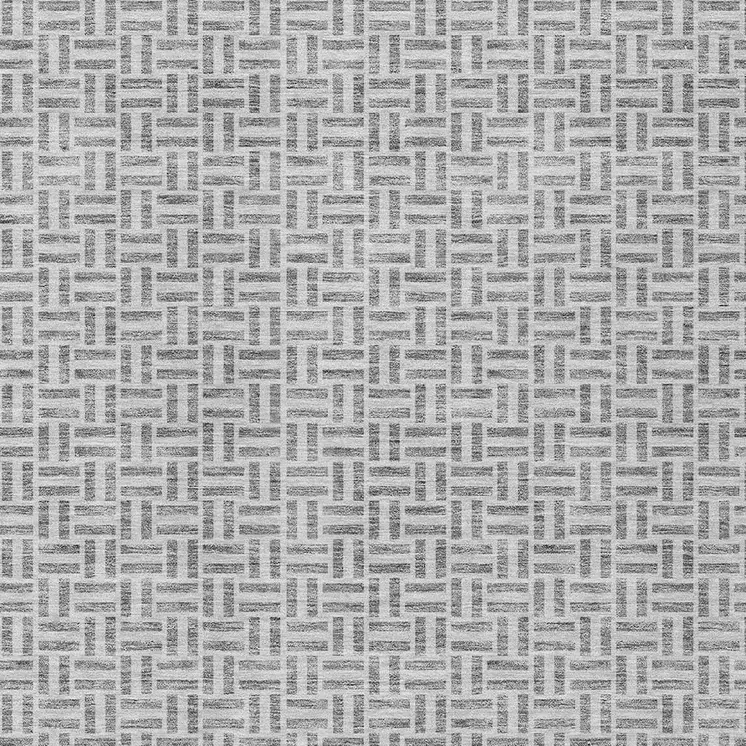 10' X 14' Gray And Silver Geometric Washable Indoor Outdoor Area Rug