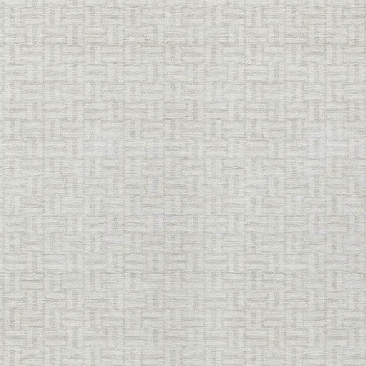 3' X 5' Ivory And Silver Geometric Washable Indoor Outdoor Area Rug