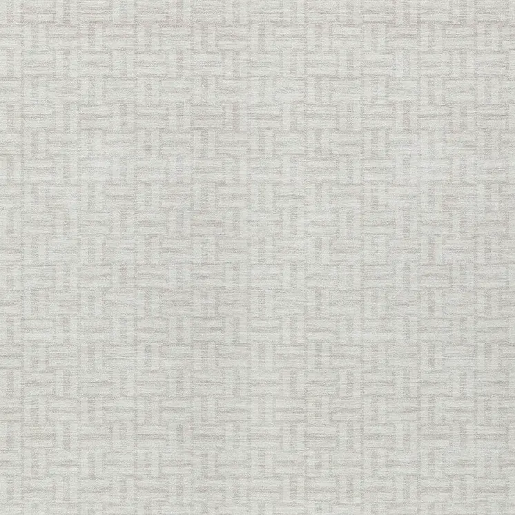 8' X 10' Ivory And Silver Geometric Washable Indoor Outdoor Area Rug