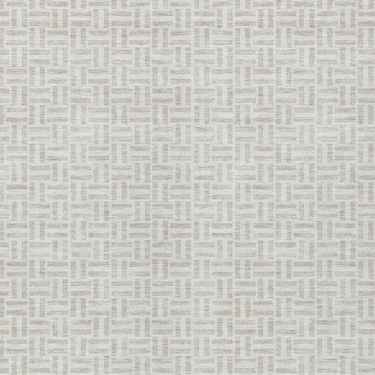 5' X 8' Taupe And Silver Geometric Washable Indoor Outdoor Area Rug