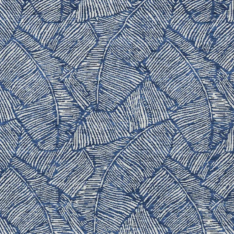 10' X 14' Navy Blue And Ivory Floral Washable Indoor Outdoor Area Rug