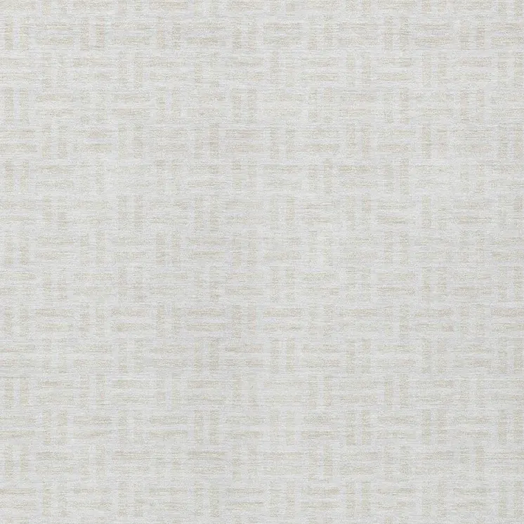 5' X 8' Ivory And Beige Geometric Washable Indoor Outdoor Area Rug