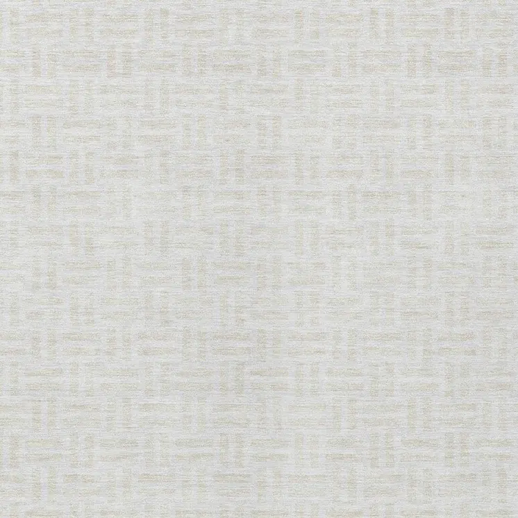 8' X 10' Ivory And Beige Geometric Washable Indoor Outdoor Area Rug