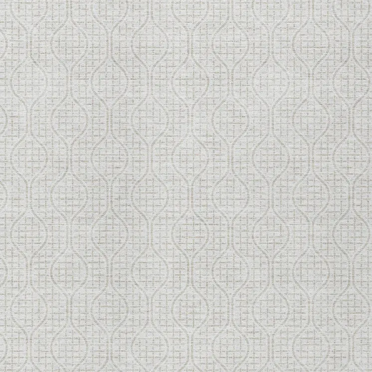 9' X 12' Ivory And Beige Geometric Washable Indoor Outdoor Area Rug