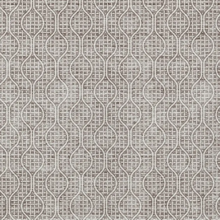 3' X 5' Taupe And Beige Geometric Washable Indoor Outdoor Area Rug