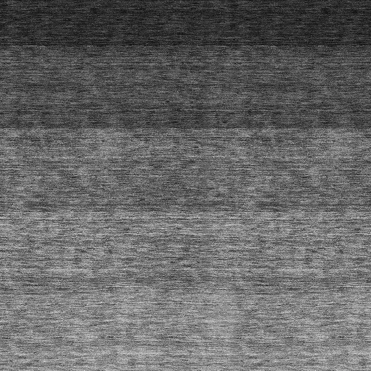5' X 8' Black And Ivory Ombre Washable Indoor Outdoor Area Rug