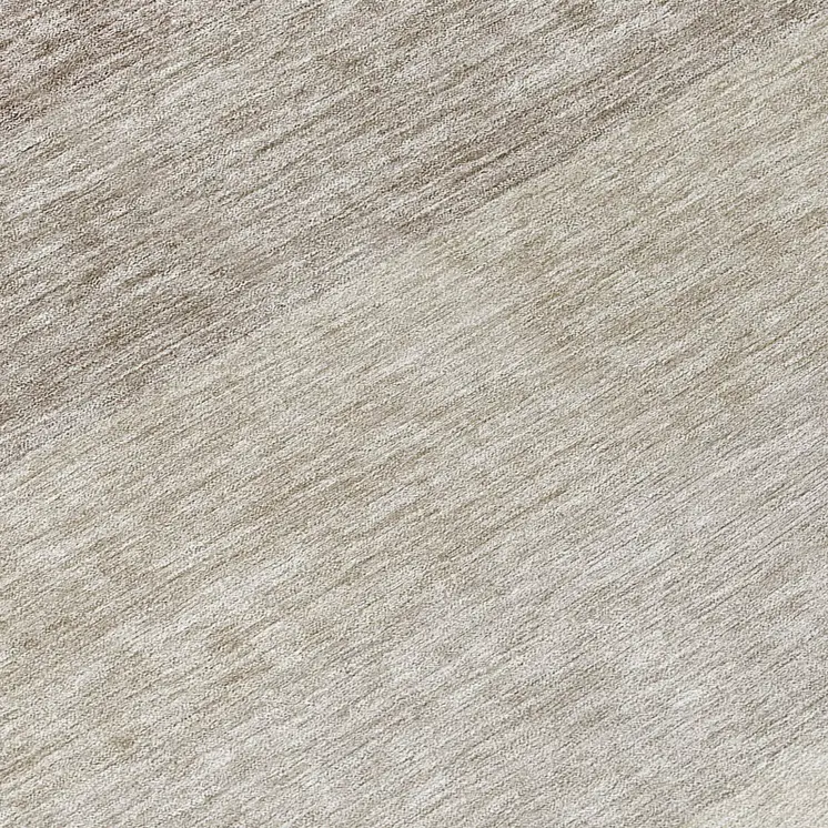 8' Brown And Ivory Round Ombre Washable Indoor Outdoor Area Rug