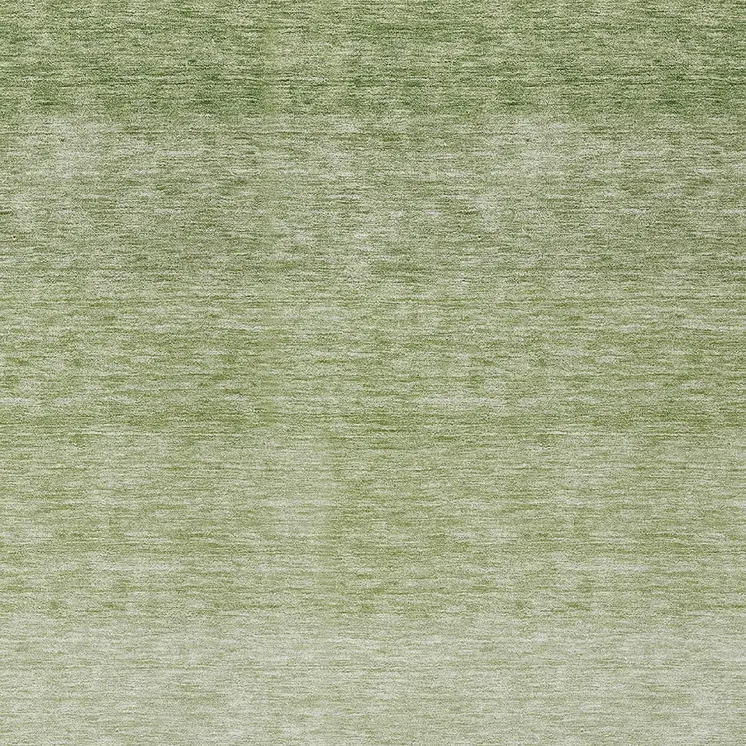 3' X 5' Green And Ivory Ombre Washable Indoor Outdoor Area Rug