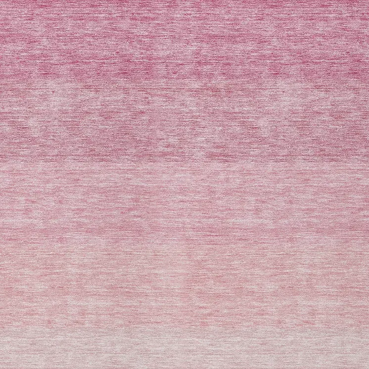 3' X 5' Pink And Ivory Ombre Washable Indoor Outdoor Area Rug