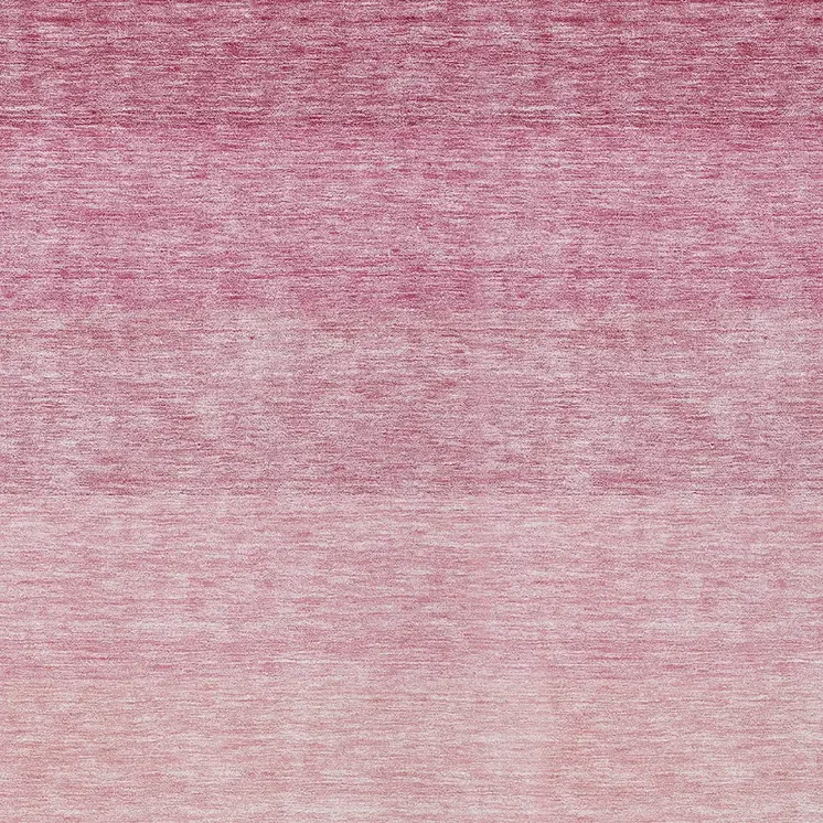 9' X 12' Pink And Ivory Ombre Washable Indoor Outdoor Area Rug