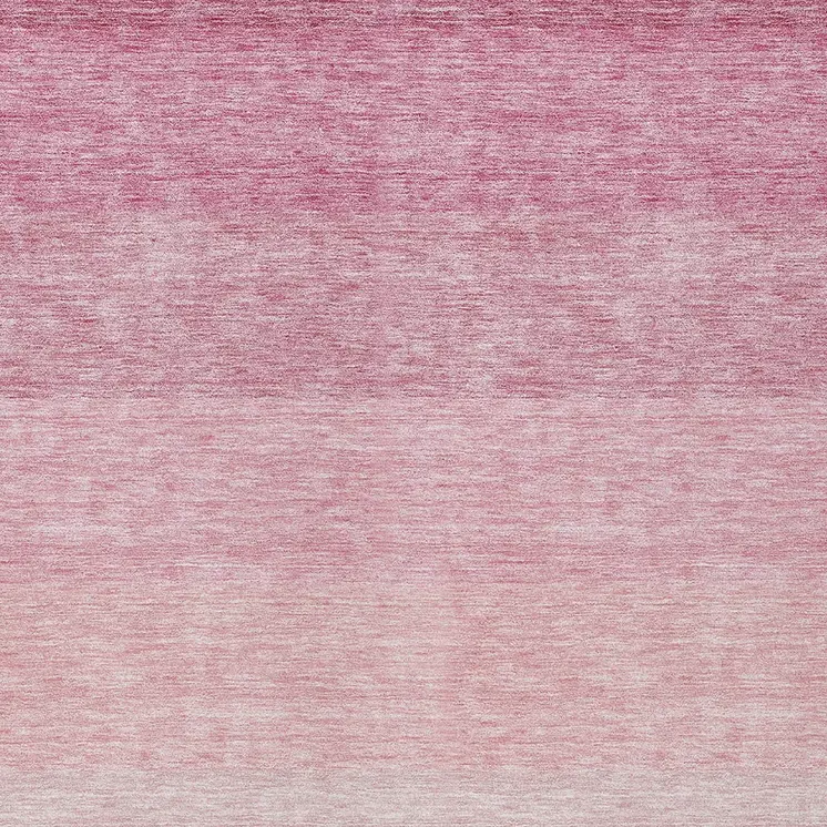 10' X 14' Pink And Ivory Ombre Washable Indoor Outdoor Area Rug