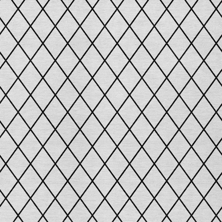 10' X 14' White And Black Geometric Washable Indoor Outdoor Area Rug