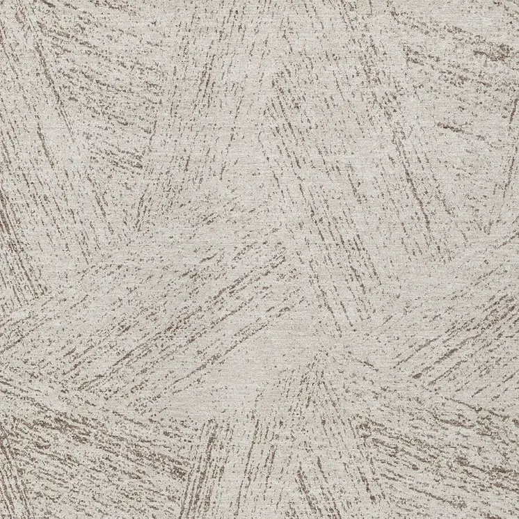 5' X 8' Beige And Brown Abstract Washable Indoor Outdoor Area Rug