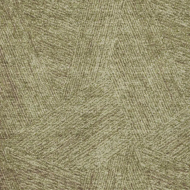 8' X 10' Green Beige And Brown Abstract Washable Indoor Outdoor Area Rug