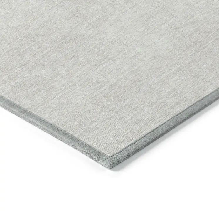 10' X 14' Ivory Washable Indoor Outdoor Area Rug
