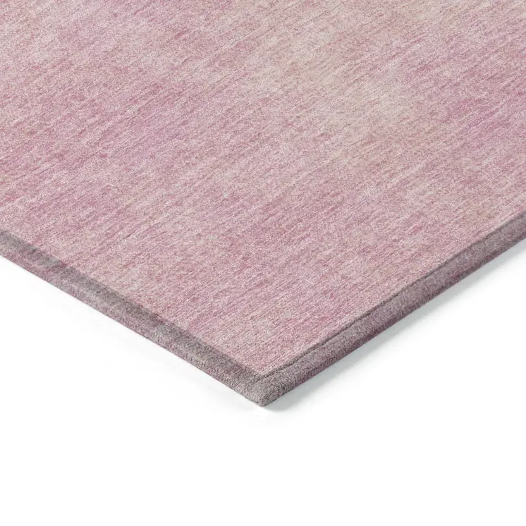 3' X 5' Pink Washable Indoor Outdoor Area Rug