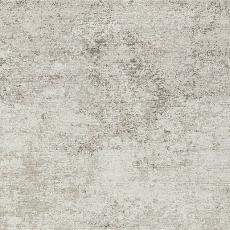 3' X 5' Ivory And Beige Abstract Washable Indoor Outdoor Area Rug