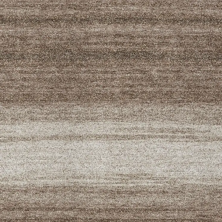 5' X 8' Brown And Beige Abstract Washable Indoor Outdoor Area Rug