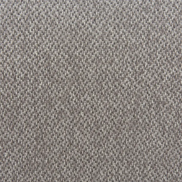 47" Gray and Black Fabric Upholstered Bench