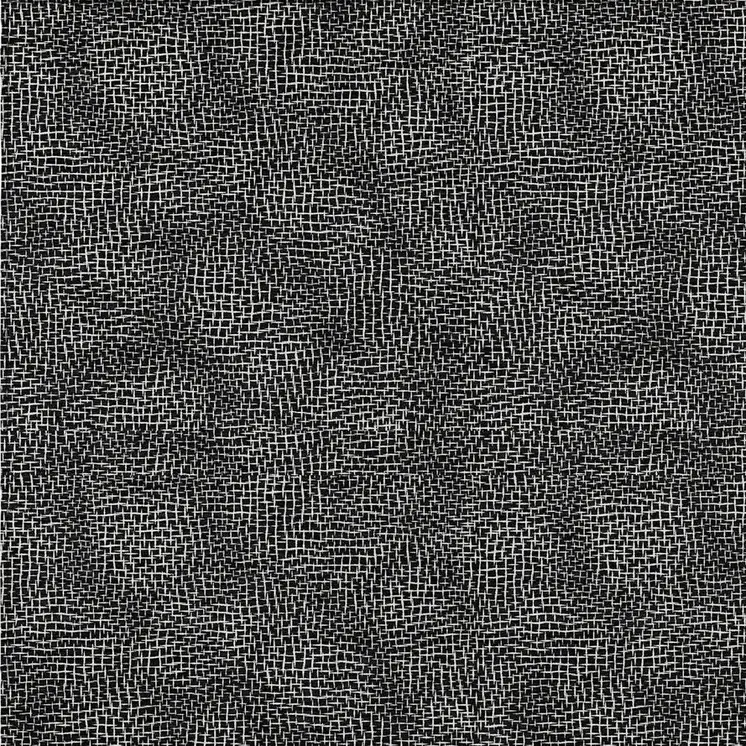 8' X 10' Black And Ivory Geometric Washable Indoor Outdoor Area Rug