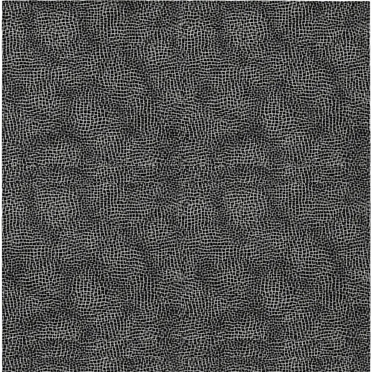 10' X 14' Black And Ivory Geometric Washable Indoor Outdoor Area Rug