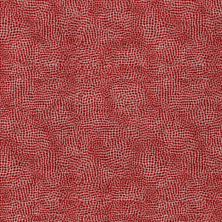 3' X 5' Red And Ivory Geometric Washable Indoor Outdoor Area Rug