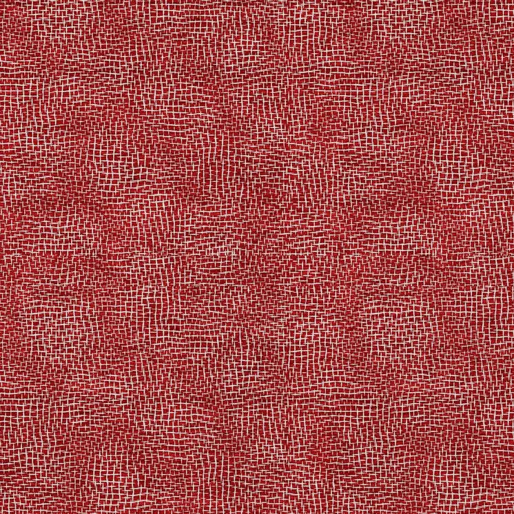 5' X 8' Red And Ivory Geometric Washable Indoor Outdoor Area Rug