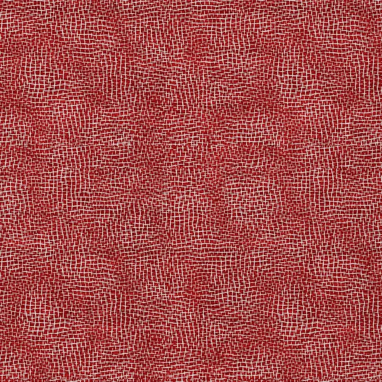 9' X 12' Red And Ivory Geometric Washable Indoor Outdoor Area Rug