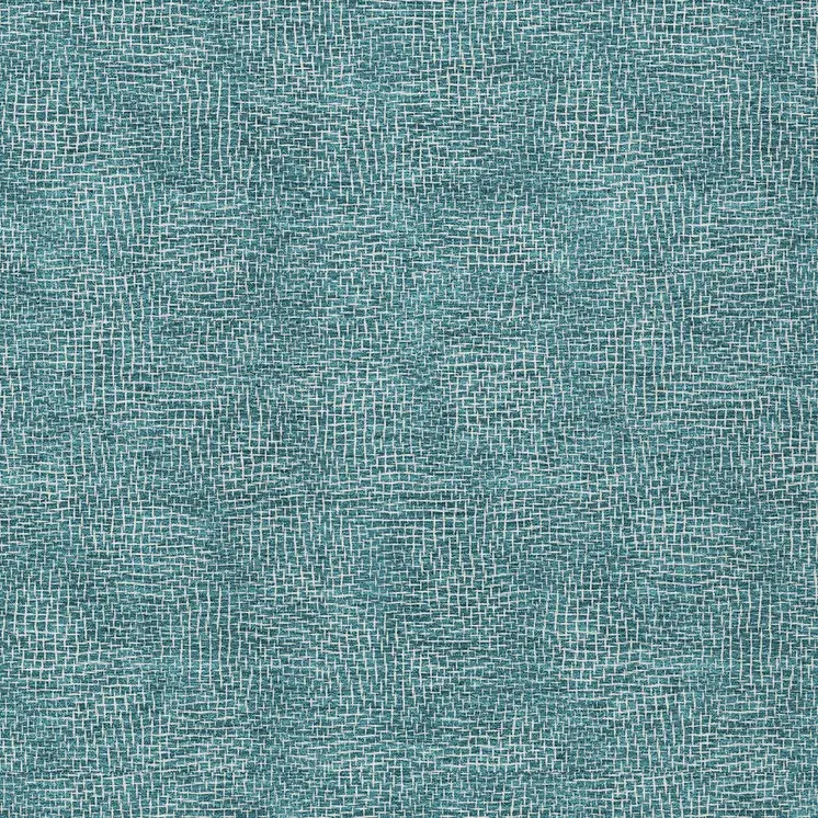 9' X 12' Teal Blue And Ivory Geometric Washable Indoor Outdoor Area Rug
