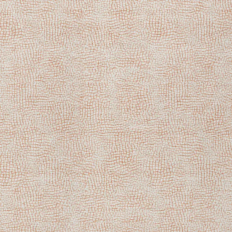 5' X 8' Peach And Beige Geometric Washable Indoor Outdoor Area Rug