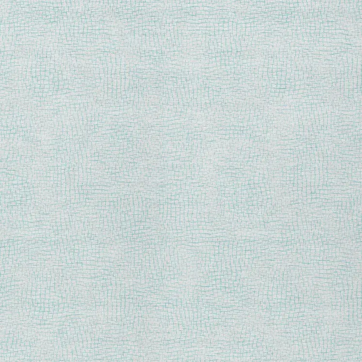 5' X 8' Sky Blue And Ivory Geometric Washable Indoor Outdoor Area Rug