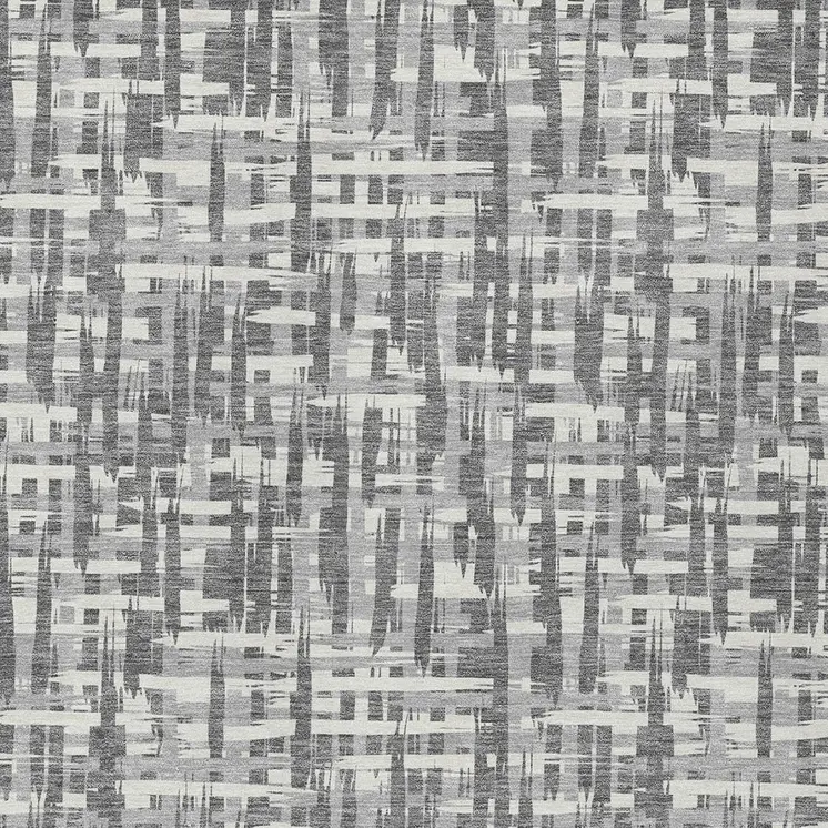 3' X 5' Gray And Charcoal Abstract Washable Indoor Outdoor Area Rug
