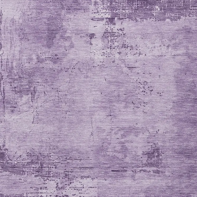 8' X 10' Lavender And Purple Abstract Washable Indoor Outdoor Area Rug
