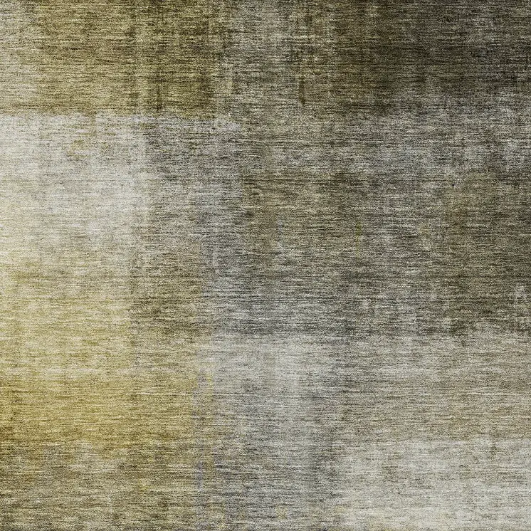 9' X 12' Taupe Gray And Black Abstract Washable Indoor Outdoor Area Rug