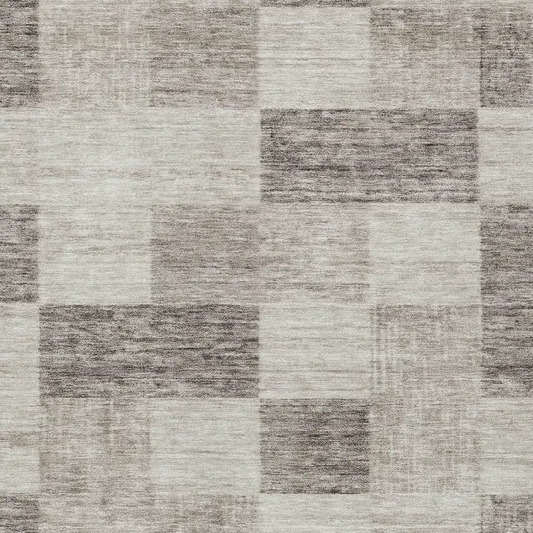 8' X 10' Beige And Gray Geometric Washable Indoor Outdoor Area Rug