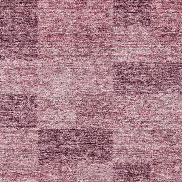 5' X 8' Blush And Pink Geometric Washable Indoor Outdoor Area Rug
